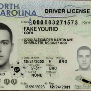 North Carolina Fake ID