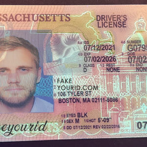Massachusetts Fake ID